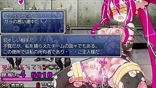 Japanese hentai game features strongest knight in action.