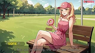 I meet this blonde innocent girl in the park and offer her my lollipop