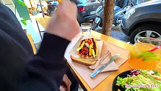 Teenie Jamie Young 18+ Gets Juicy Cum in Mouth in Athens Vlog.