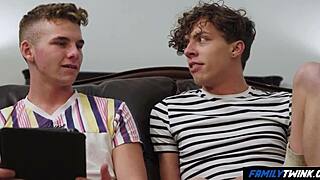 familytwink - promising not to out my gay stepbrother after some deep action