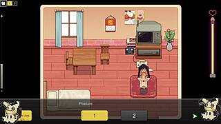 wanna see big tits in hentai village barn scene?