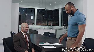 white dude's hairy ass drilled by hung ray diesel