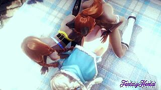 Frozen Elsa And Anna Fucked In Creampie Threesome Cosplay