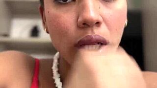 How does pov blowjob with huge cock feel in my mouth?