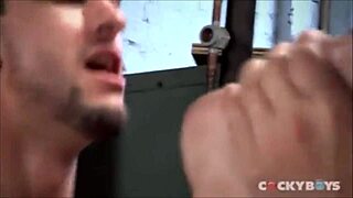 model participates in a threesome session