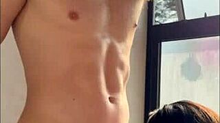 luiza marcato and malik delgaty go hard with squirts and spit.