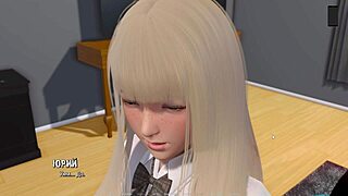 Ever imagined a cute blonde milf teacher in ripped clothes getting wild?