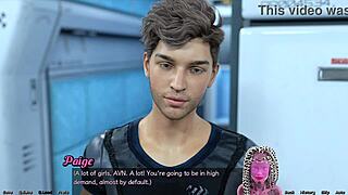 red haired step sister stranded in space shower scene