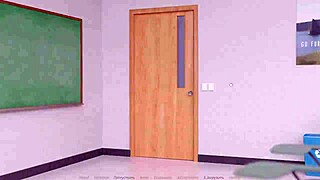 What’s up with this redhead milf teacher in lustful gameplay?