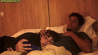 watching a movie with my stepbro and accidently swallowed his dick, almost got caught