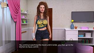 nursing back to pleasure with mature outfit in 3d anime