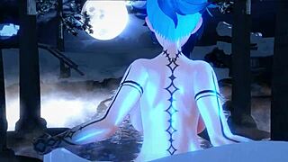 Arlecchino in Detailed Anime Scenes