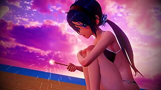 crazy mita sugardust animation with wild hentai blowjob and big ass action.