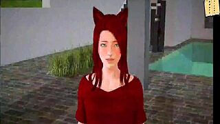 my new family 287: erotic anime with milf and redhead 😍