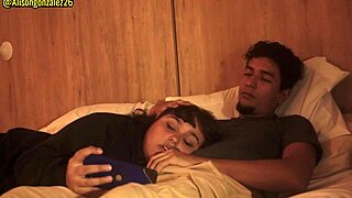 watching a movie with my stepbro and accidently swallowed his dick, almost got caught