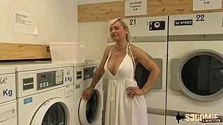 Kim milf fucks two young guys with big tits