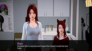 my new family 287: erotic anime with milf and redhead 😍