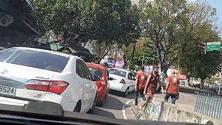 Uber sex: Latina gives ass to Francesco for birthday 😘