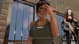 Croft Adventures Ep 14 with Sexy Cosplayer in Shower