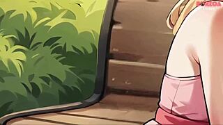 I meet this blonde innocent girl in the park and offer her my lollipop