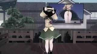 Kokoro's Revenge MMD Animation with Squirting Pussy