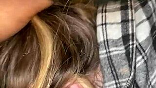 Cuckold watches lover fuck ass and cum