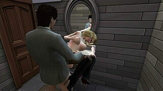 Guy Fucks Friend Hard In Bathroom After Coffee