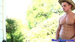 Cut Gay Jock Getting Ass Drilled