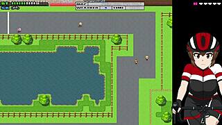 girl's painted body reveals in rain flash