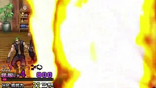 Japanese hentai game features strongest knight in action.