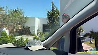 they'll see us! uber reacts when i flash my ass! 😳