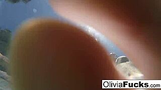 Olivia, wanna tell us about your nude summer fun in the pool?