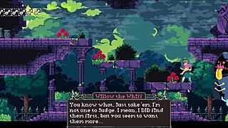 Check out this hentai game episode with giant boobs crushing the boss