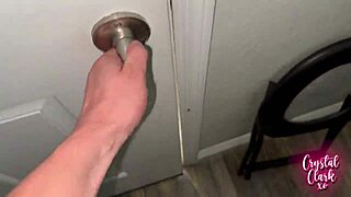 Stepmom caught skinny dipping ends up riding hard!