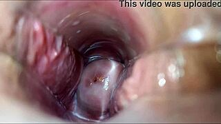 와! 야생 헨타이 액션에서 질 오르가즘!