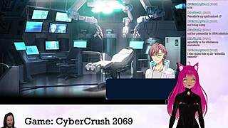 I play Cybercrush 2069 as Vtuber Lewdneko in part 1.