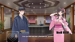 Hentai NTR wife fucked in onsen