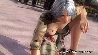 Ecchi fan service in dead or alive 5 ultimate christie dress