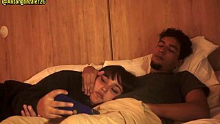 Watching Netflix With My Stepsister, But I Couldn't Resist Fucking Her Mouth, Almost Got Caught