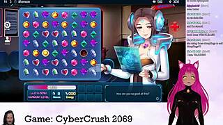 I play Cybercrush 2069 as Vtuber Lewdneko in part 1.