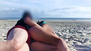Did she expect anal pounding right on the beach?