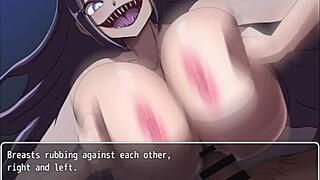 hero feels dominated as girls tease his monster cock