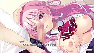 I cherish making lovers with Sakurako Sonoike in this Hajilove mini fandisk scene