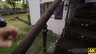 Serve4K Guest House Service with Czech Babe's Shaved Pussy POV