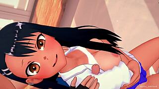 Nagatoro Wears Old Uniform to Play with Big Cock Uncensored 😏