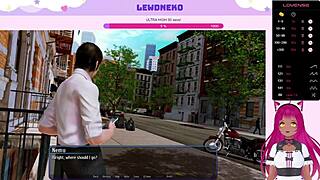 vtuber lewdneko dives into harem hotel game play