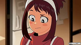 i'm watching ochaco milf fandub latino and it's so cool