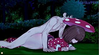 Kinoko Komori, Mei Hatsume, Izuku Midoriya in Wild Hentai Sex