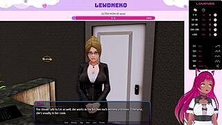 vtuber lewdneko dives into harem hotel game play