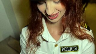 The arrogant policewoman gets fucked doggystyle, want to see?